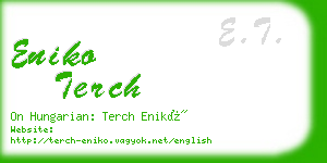 eniko terch business card